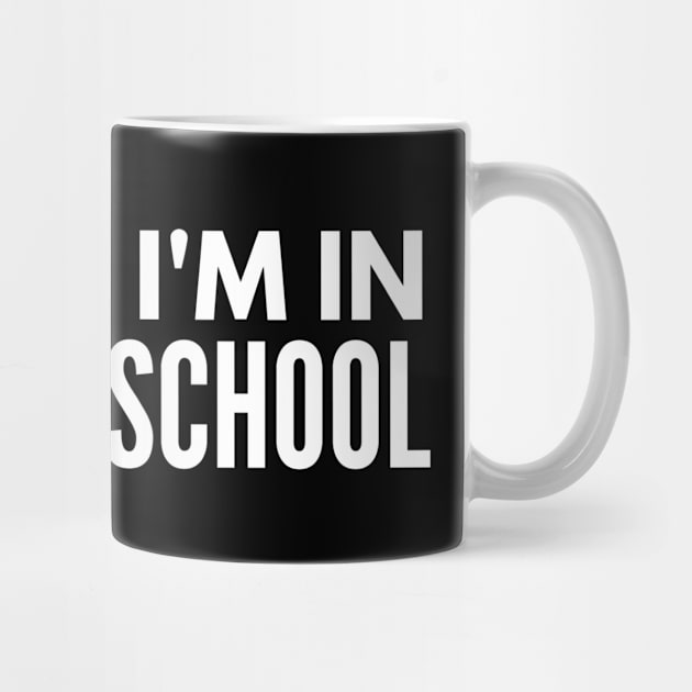 I Can't, I'm In Nursing School - Nurse by Textee Store